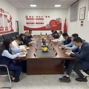 热烈欢迎人民银行泰安分行走进英大电力调研